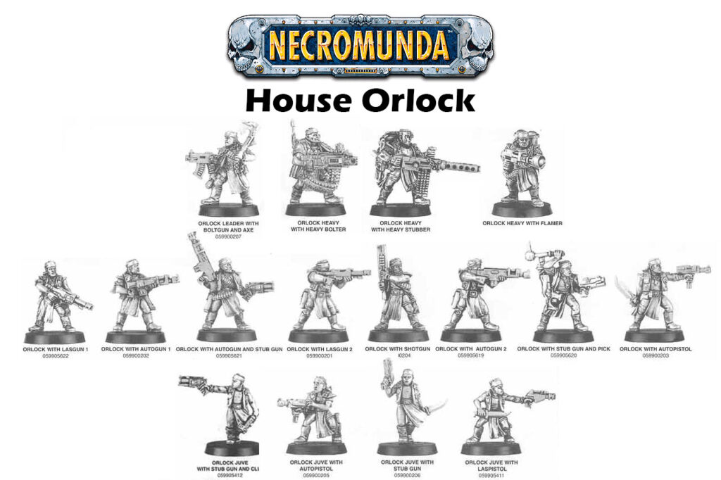 Necromunda 1995s House Orlock Gang Chaosbunkerde