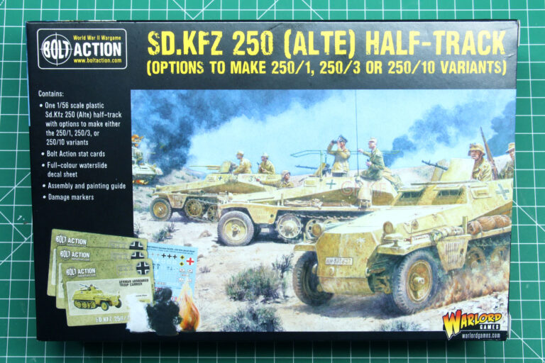 Bolt Action – SdKfz 250/1 250/3 and 250/10 variants Ausf. A ...