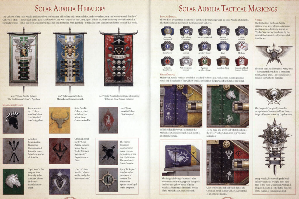 Legions Imperialis – Mustering the Solar Auxilia « chaosbunker.de