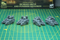 Legions Imperialis - Legiones Astartes Sicaran Arcus and Punisher Squadron