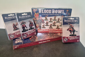 Blood Bowl - Chaos Dwarf Team The Zharr-Naggrund Ziggurats