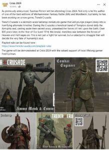 Crisis 2024 - Trench Crusade