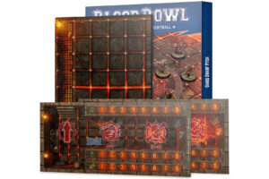 Blood Bowl - Chaos Dwarf Pitch and Dugouts